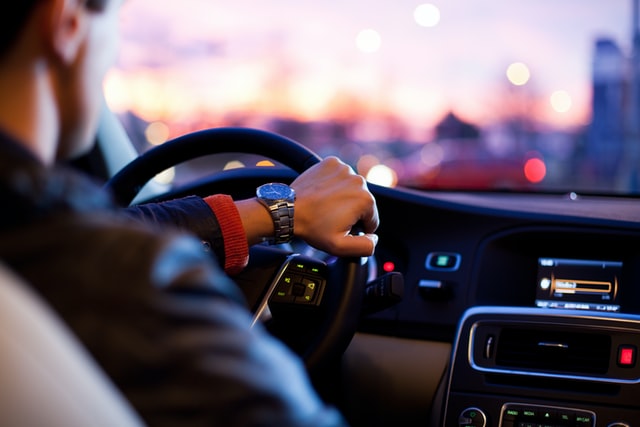 Car owner reviewing repair options